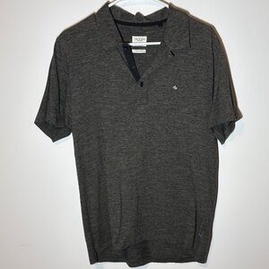 rag & bone Charcoal Polo Shirt